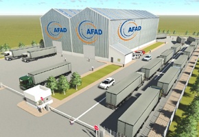 AFAD lojistik deposu hizmete hazır