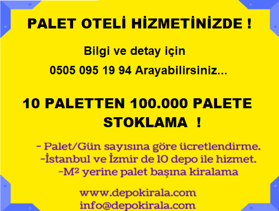 Palet Oteli Hizmetinizde !